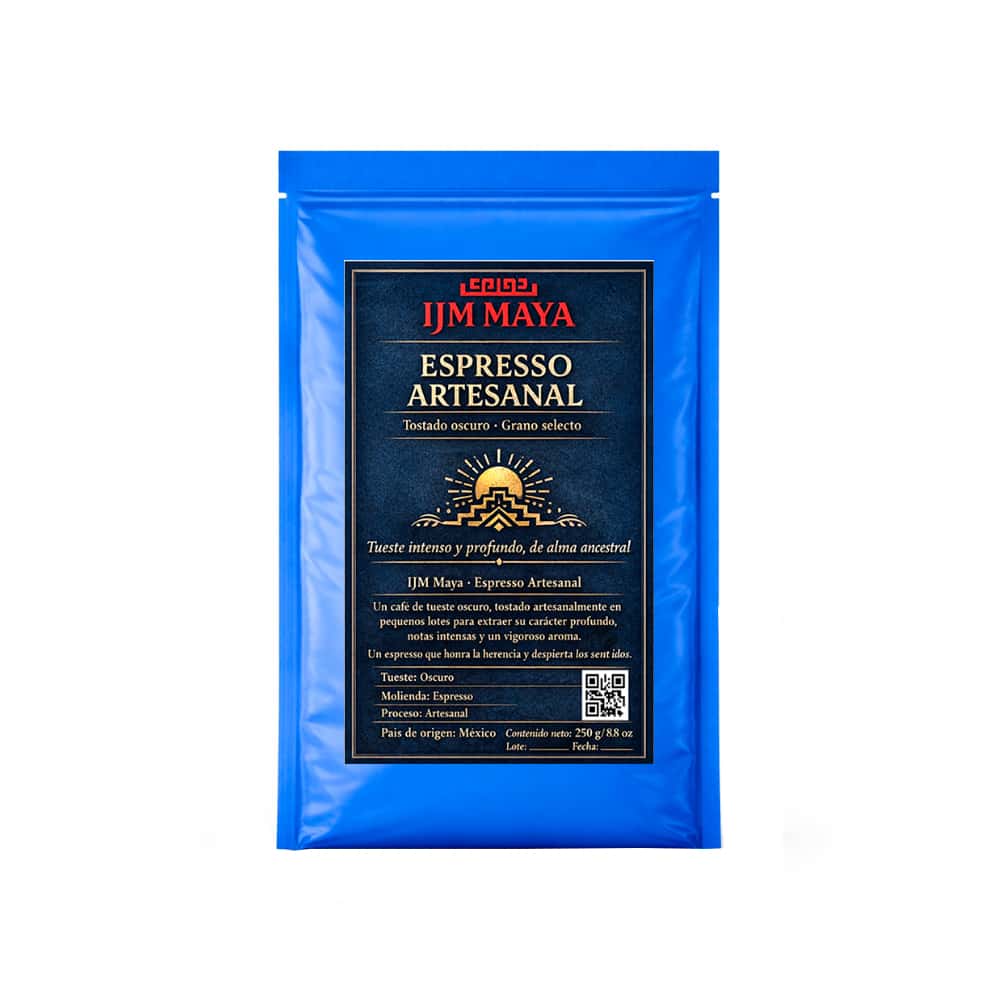 Café espresso artesanal tueste oscuro IJM Maya (250 g / 8.8 oz) - Miniatura 3
