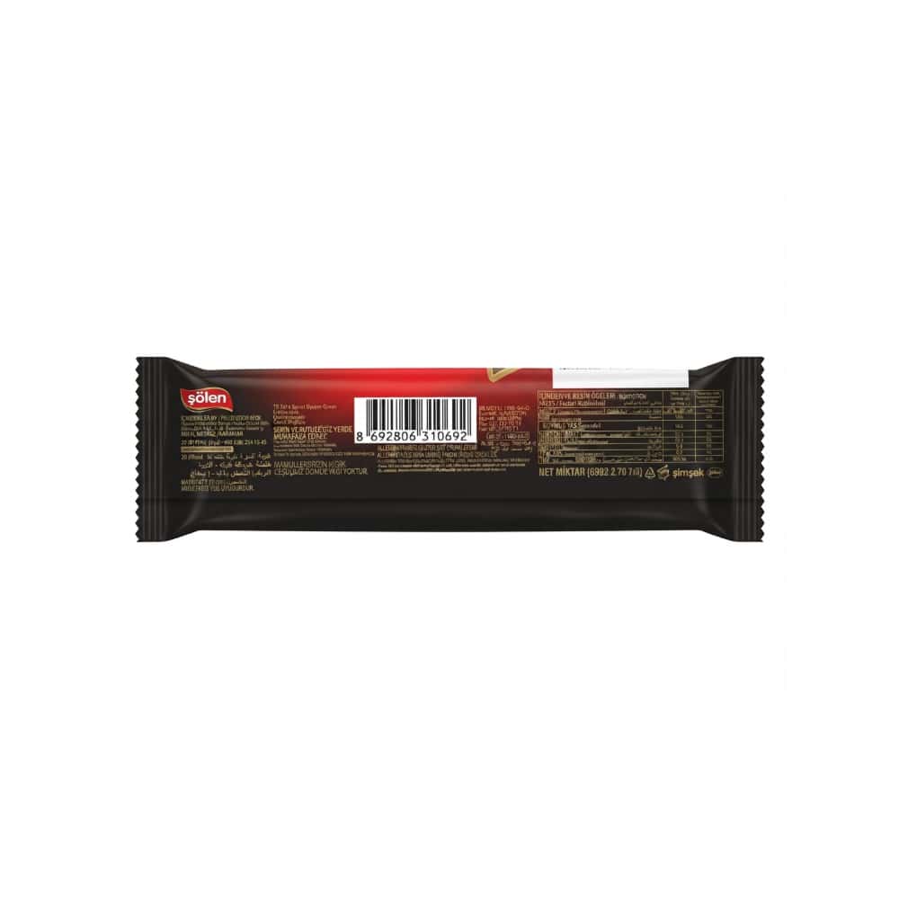 Barrita de sorbeto rellena y cubierta con crema de cacao Delux Simsek (22 g) - Miniatura 2