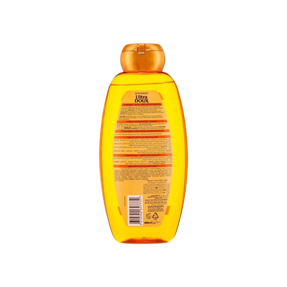 Champú maravilloso con aceites de argán y camelia Garnier (400 ml) - Miniatura 2