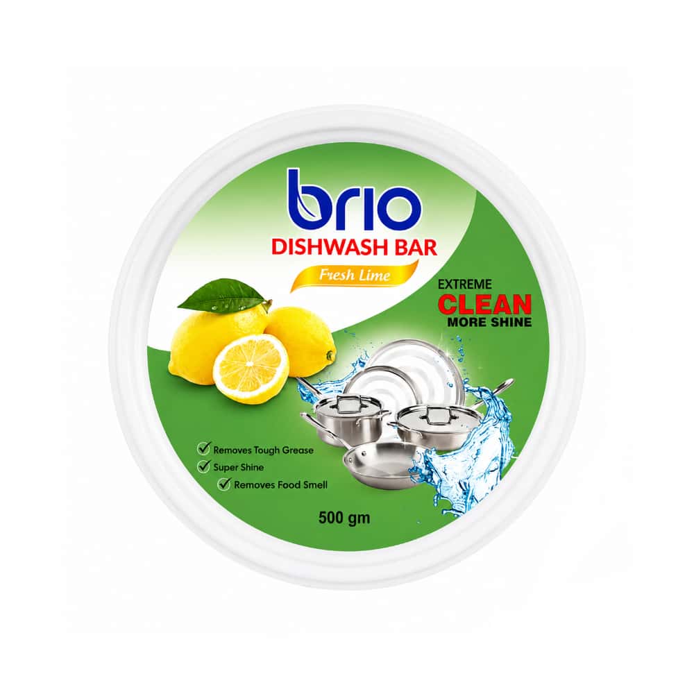 Pasta lavavajillas con aroma a limón Brio (500 g / 1.10 lb) - Miniatura 1