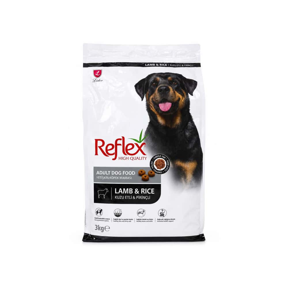 Alimento para perros adultos de cordero y arroz Reflex (3 kg / 6.6 lb) - Miniatura 1