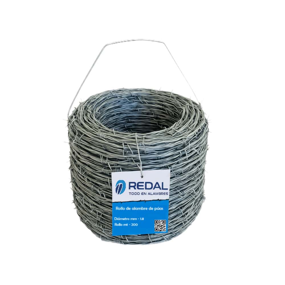 Rollo de alambre de púas 200 m Redal - Miniatura 1