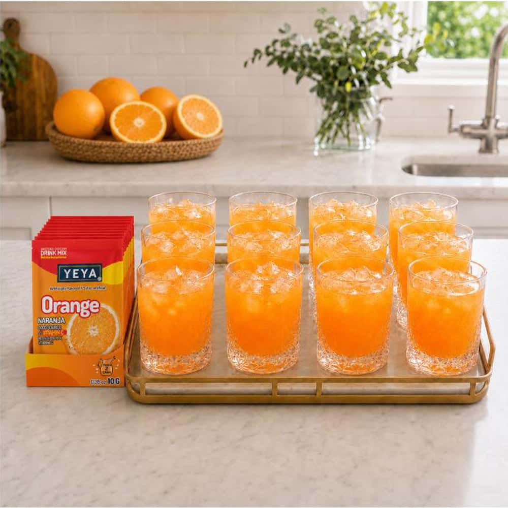 Refresco instantáneo sabor naranja YEYA (10 x 10 g / 0.35 oz) - Miniatura 3