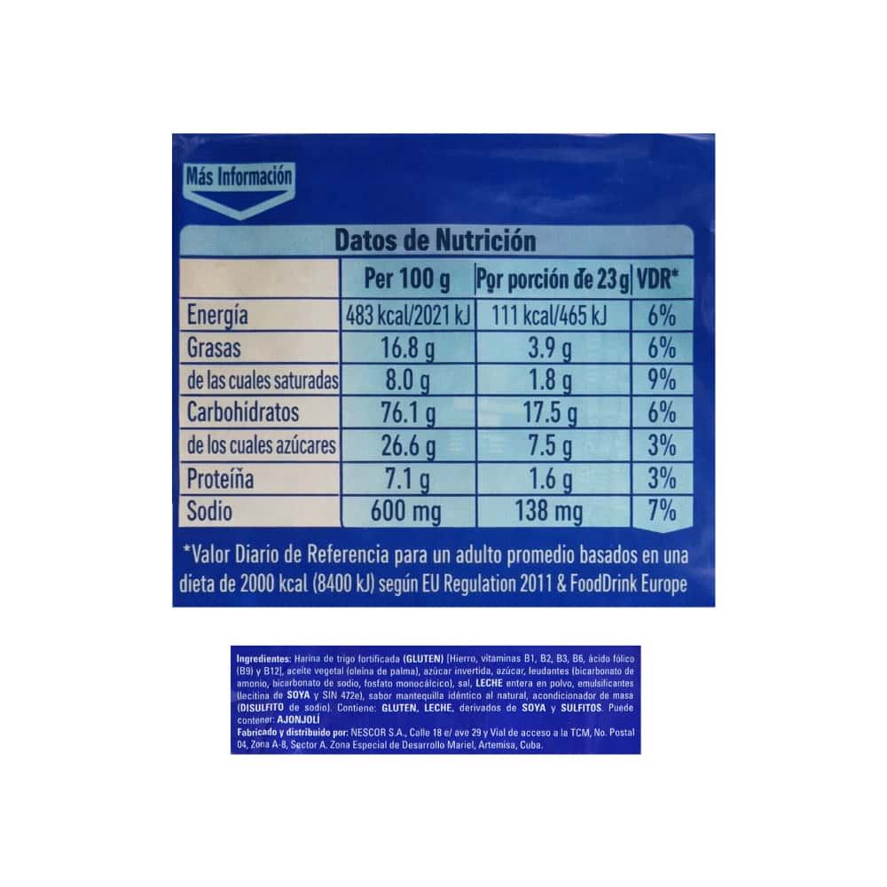 Galletas dulces Doré Saltinas Nestlé (207 g / 7.3 oz) - Miniatura 3