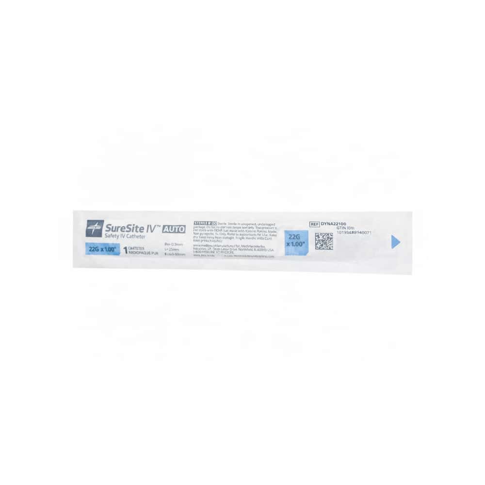 Catéter de inserción intravenosa 22G x 1" \25 mm Medline SureSite IV - Miniatura 4