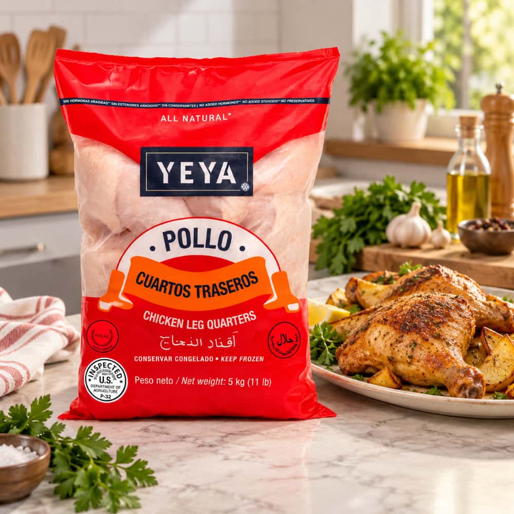 Caja de cuartos traseros de pollo Mar Jac -YEYA (15 kg / 33 lb) - Miniatura 5