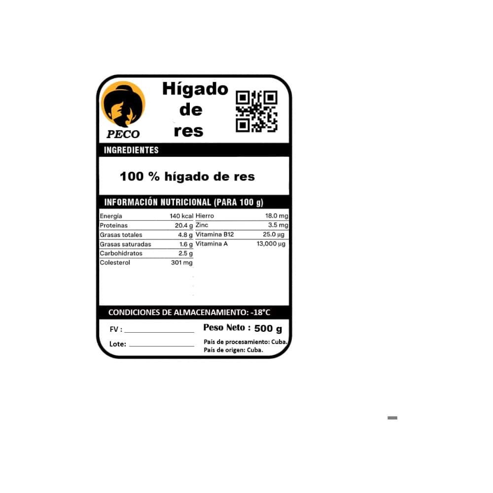 Hígado de res Peco (500 g / 1.1 lb) - Miniatura 4