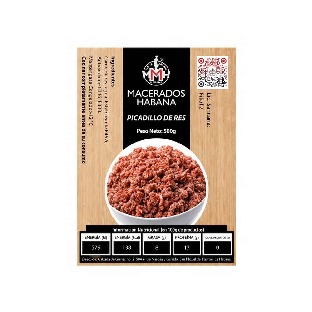 Picadillo de res Macerados Habana (500 g / 1.1 lb) - Miniatura 2