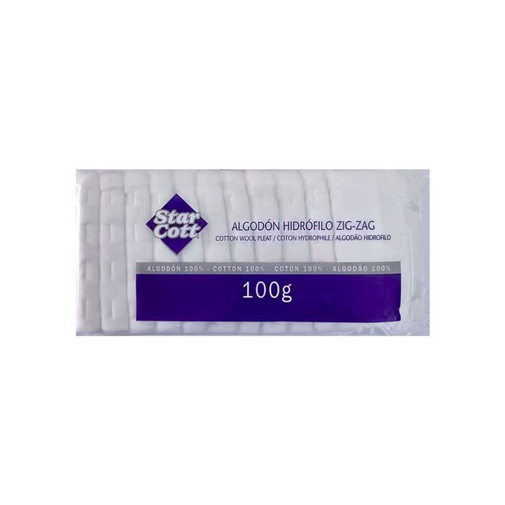 Algodón hidrófilo en Zig-Zag Star Cott (100 g / 3.52 oz) - Miniatura 12