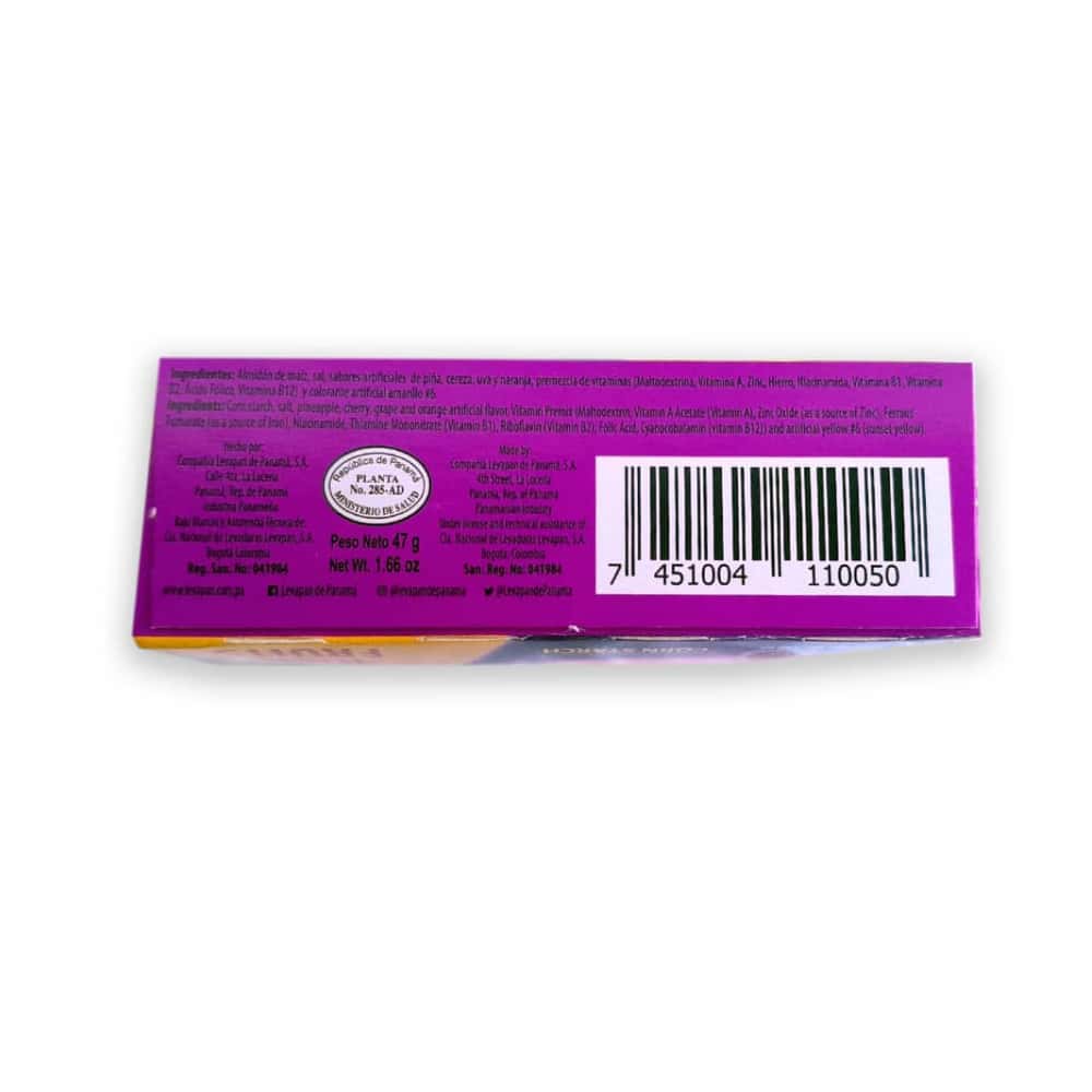 Crema de maicena con sabor a ricas frutas Levapan (47 g / 1.66 oz) - Miniatura 7