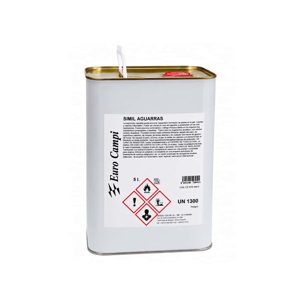 Diluyente símil aguarrás Euro Campi (5 L) - Miniatura 1