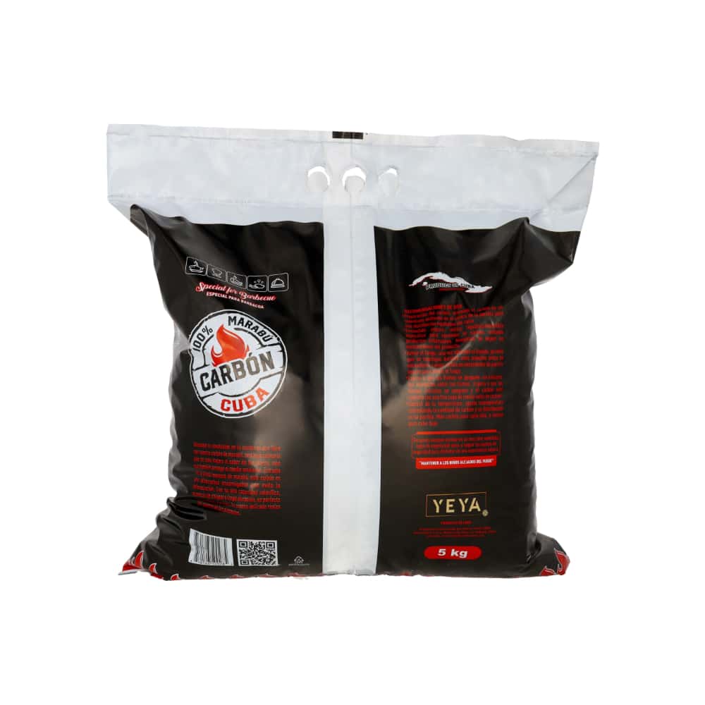 Carbón vegetal de marabú YEYA (5 kg / 11.02 lb) - Miniatura 2