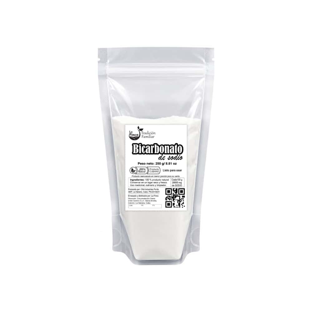 Bicarbonato de sodio La Finca (250 g / 8.81 oz) - Miniatura 1