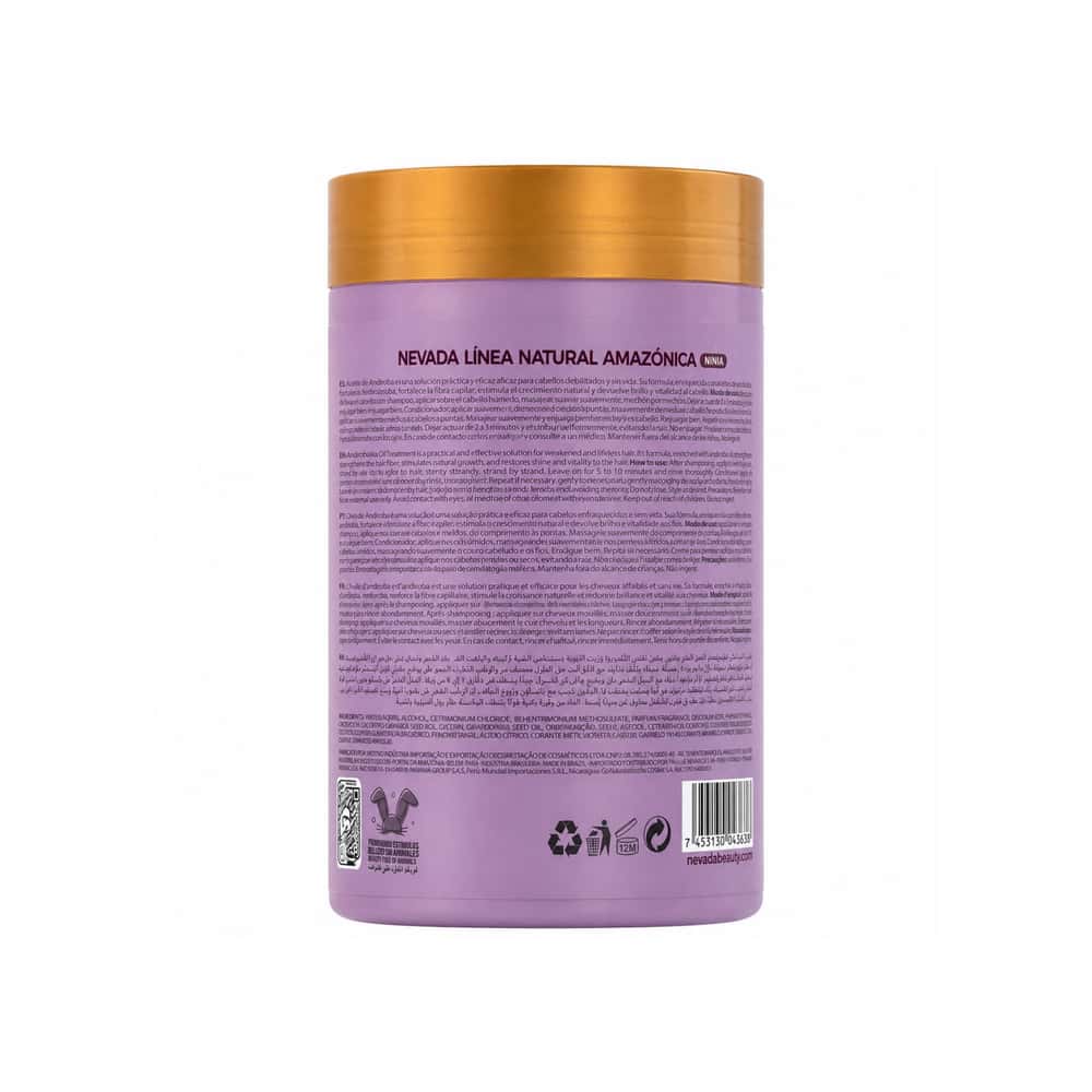 Juego de champú y acondicionador de café y aceite de andiroba vegano Nevada (2 x 1L) - Miniatura 3