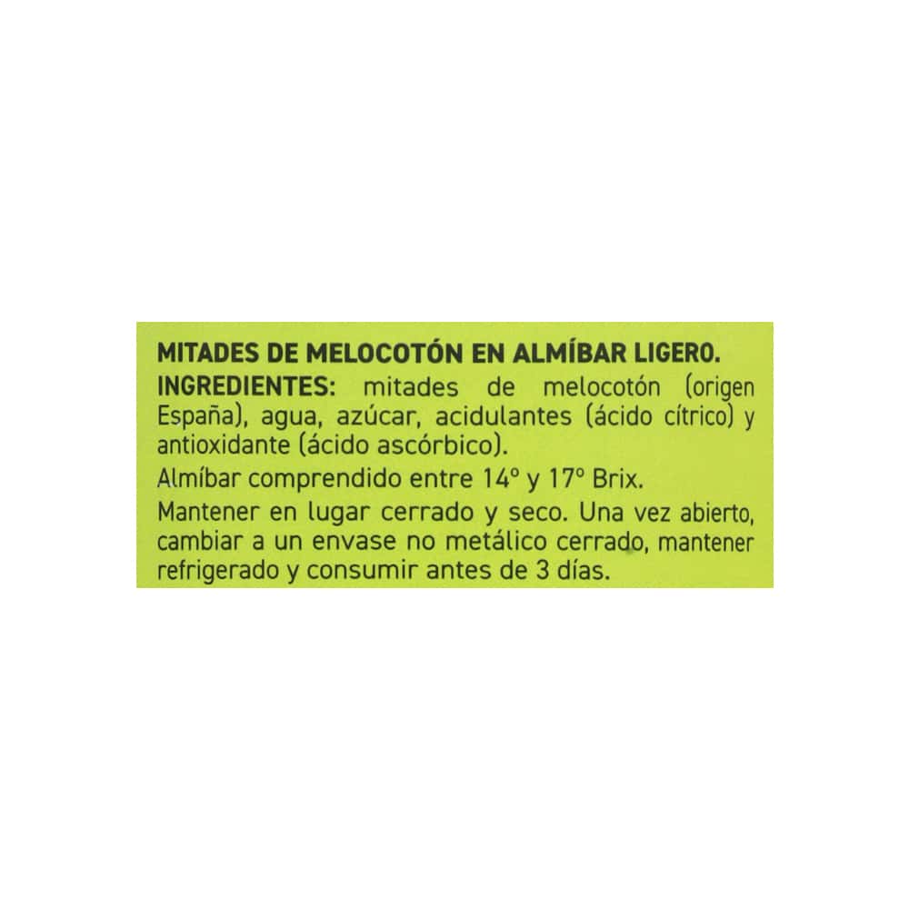 Mitades de melocotón en almíbar ligero Mensajero (840 g / 1.85 lb) - Miniatura 4