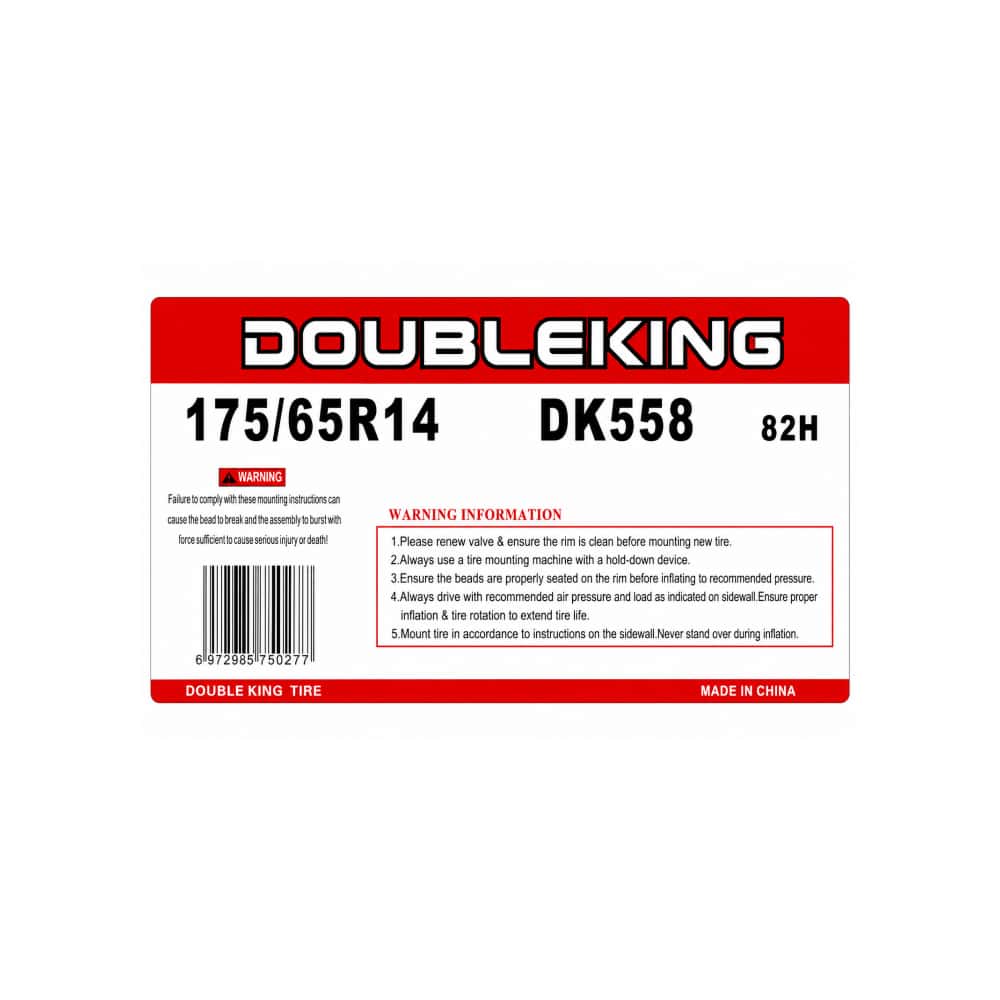 Neumático -goma- para carro 175 / 65 R14 Double King DK558 - Miniatura 3