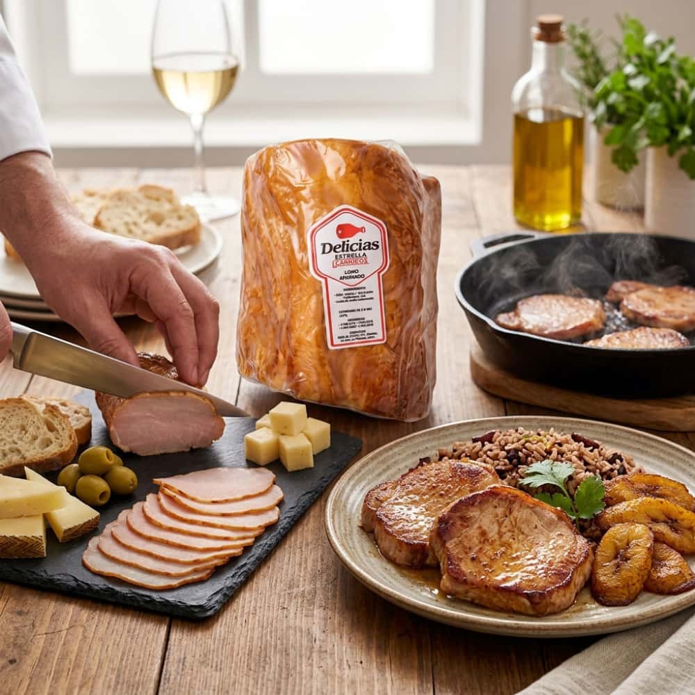Lomo ahumado Delicias Estrella (680 g / 1.5 lb) - Miniatura 4