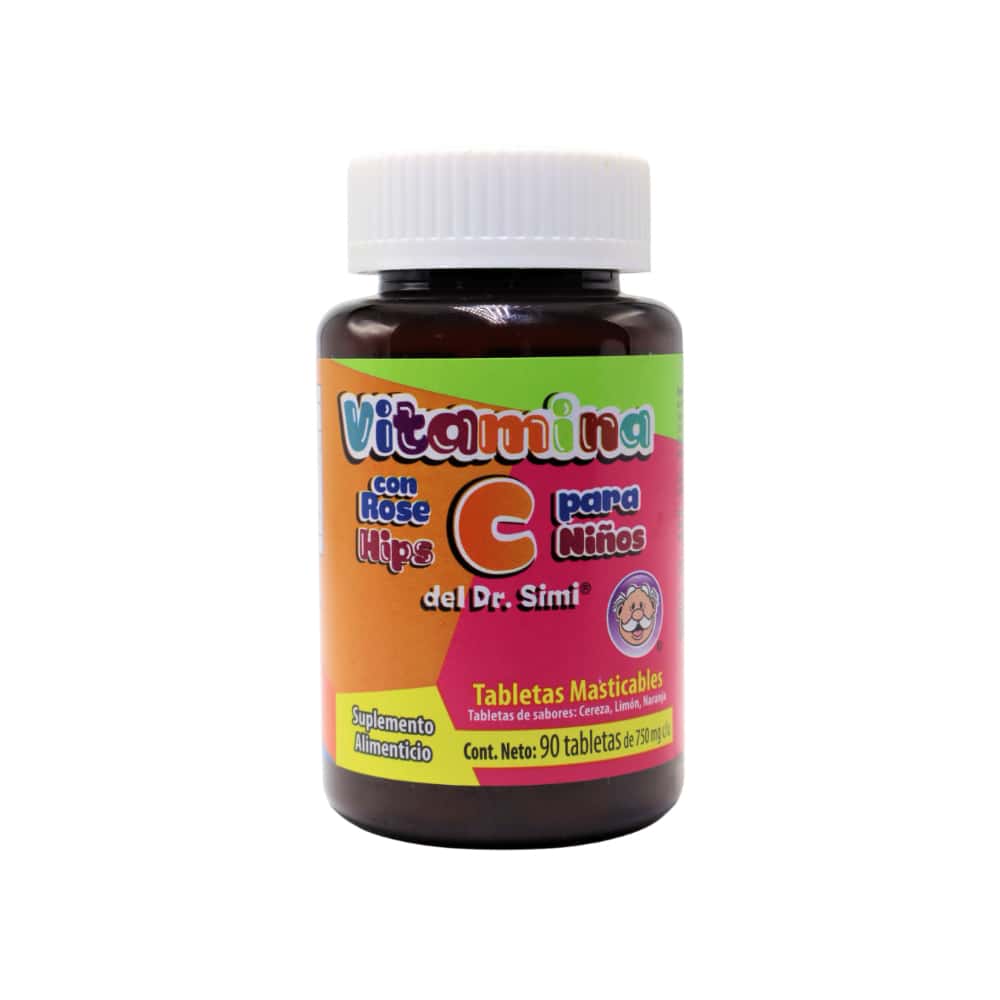 Vitamina C para niños 750 mg Dr. Simi (90 tabletas) - Miniatura 1