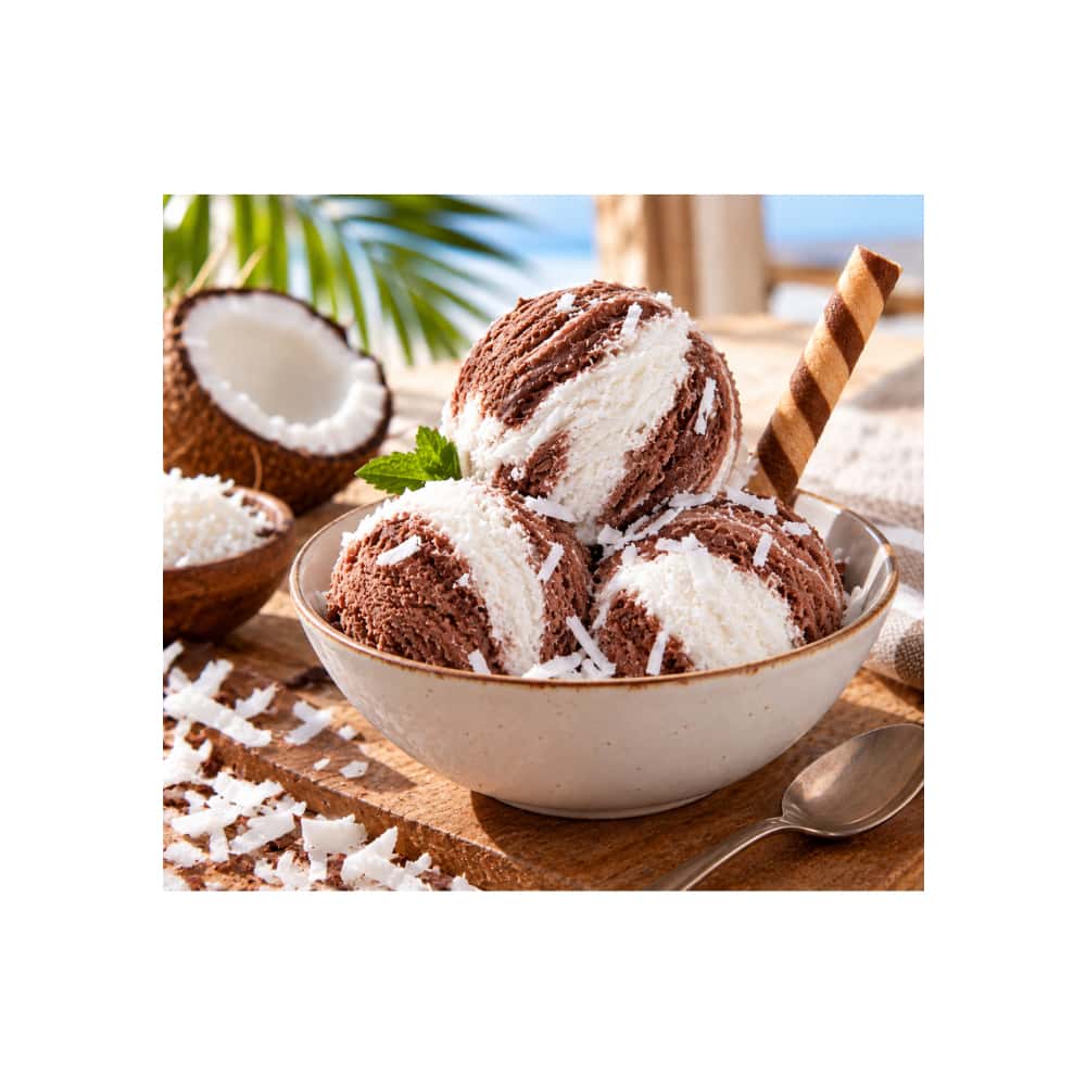 Helado doble crema sabor chocolate y coco Alask (4 L) - Miniatura 3