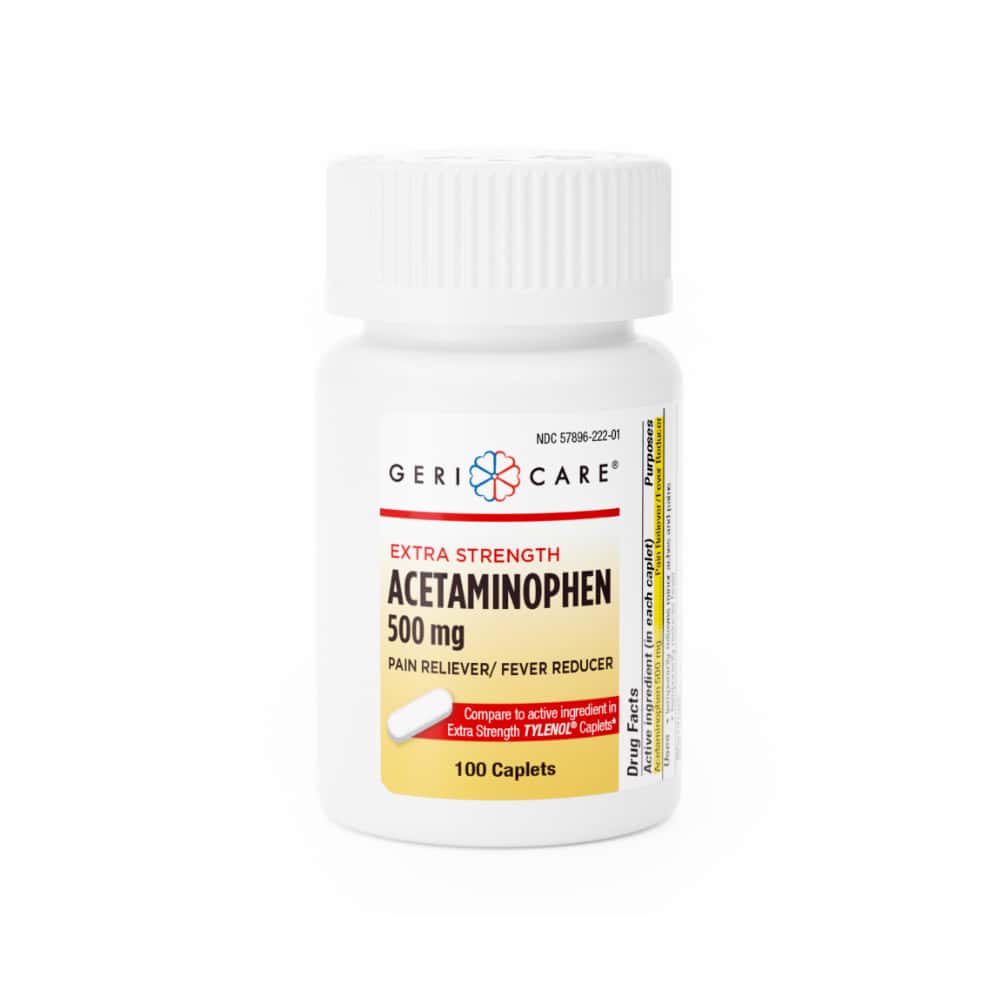 Acetaminofén 500 mg Gericare (100 cápsulas) - Miniatura 3