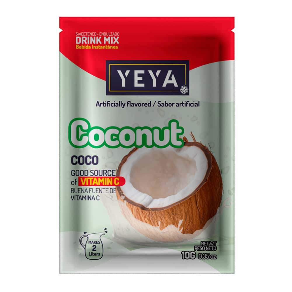 Refresco instantáneo sabor coco YEYA (10 g / 0.35 oz) - Miniatura 1