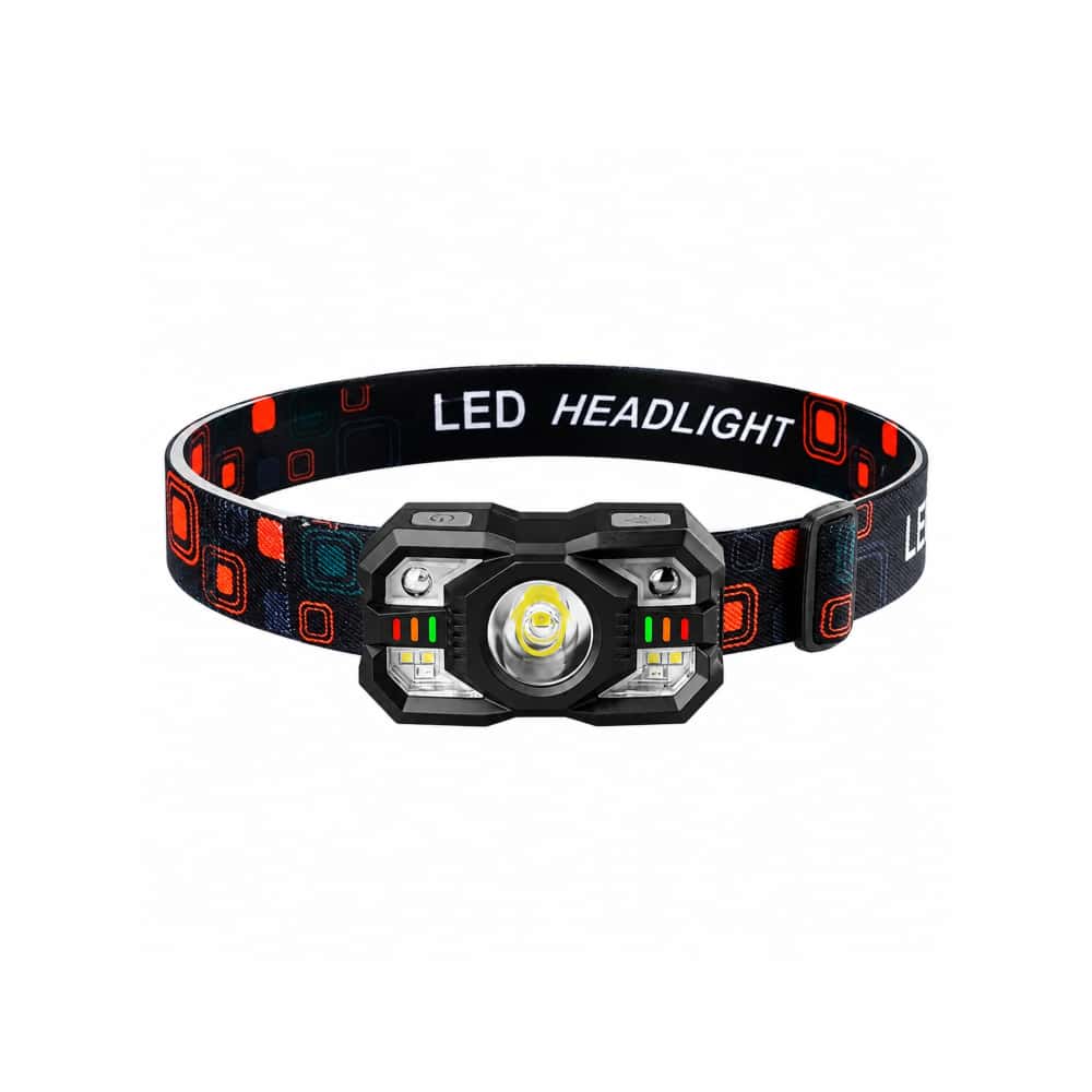 Lámpara de cabeza multifuncional con luz led recargable - Miniatura 1