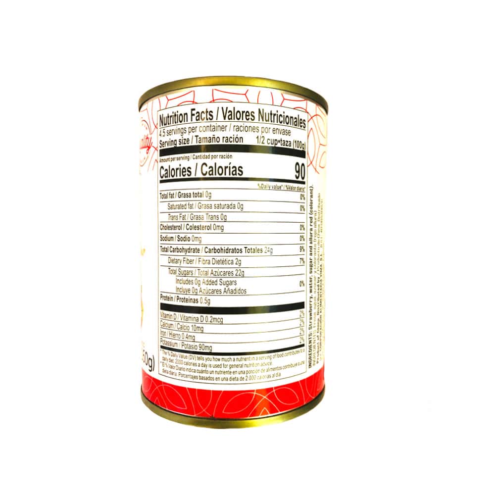 Fresas en almíbar Vima Foods (425 g / 14.99 oz) - Miniatura 2