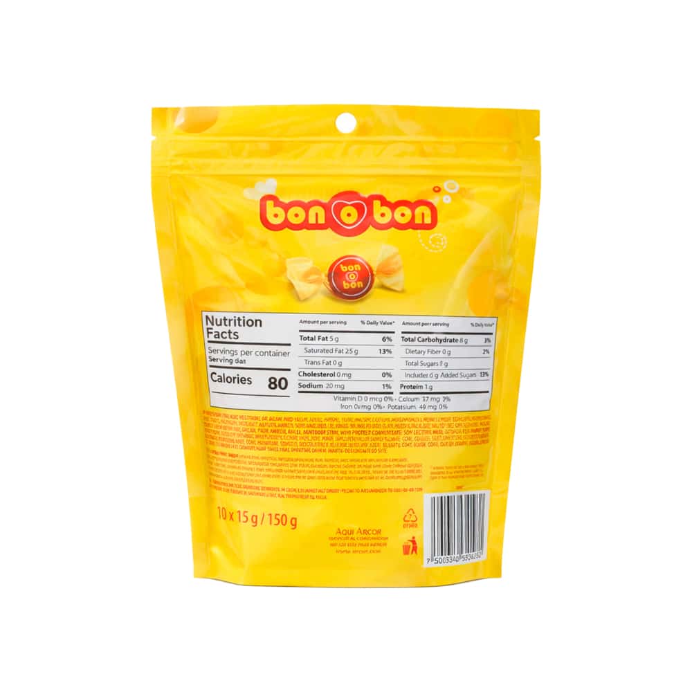 Bombón relleno de crema de maní doypack Bon o Bon (12 x 150 g / 5.29 oz) - Miniatura 3