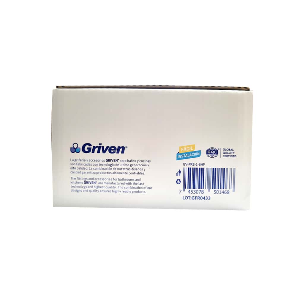 Bomba presurizadora de 1/6HP Griven - Miniatura 4