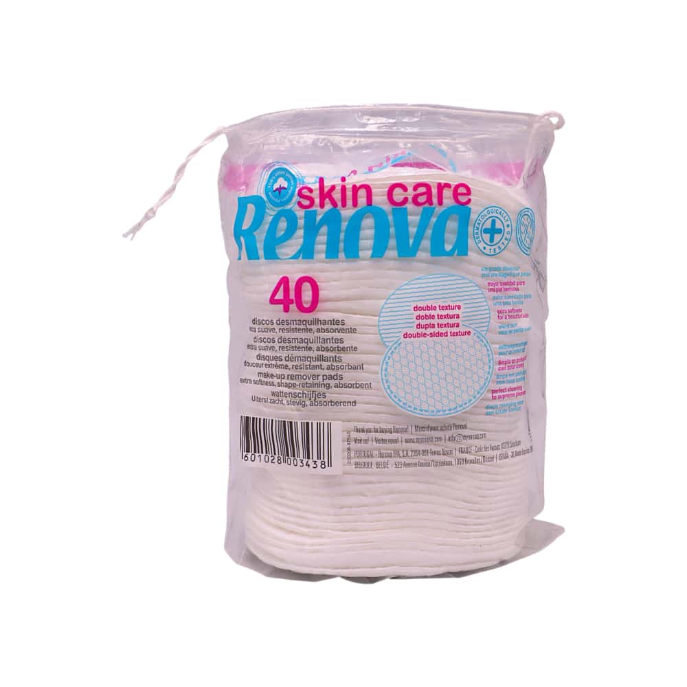 Discos de algodón desmaquillantes Skin Care Renova (40 U) - Miniatura 4