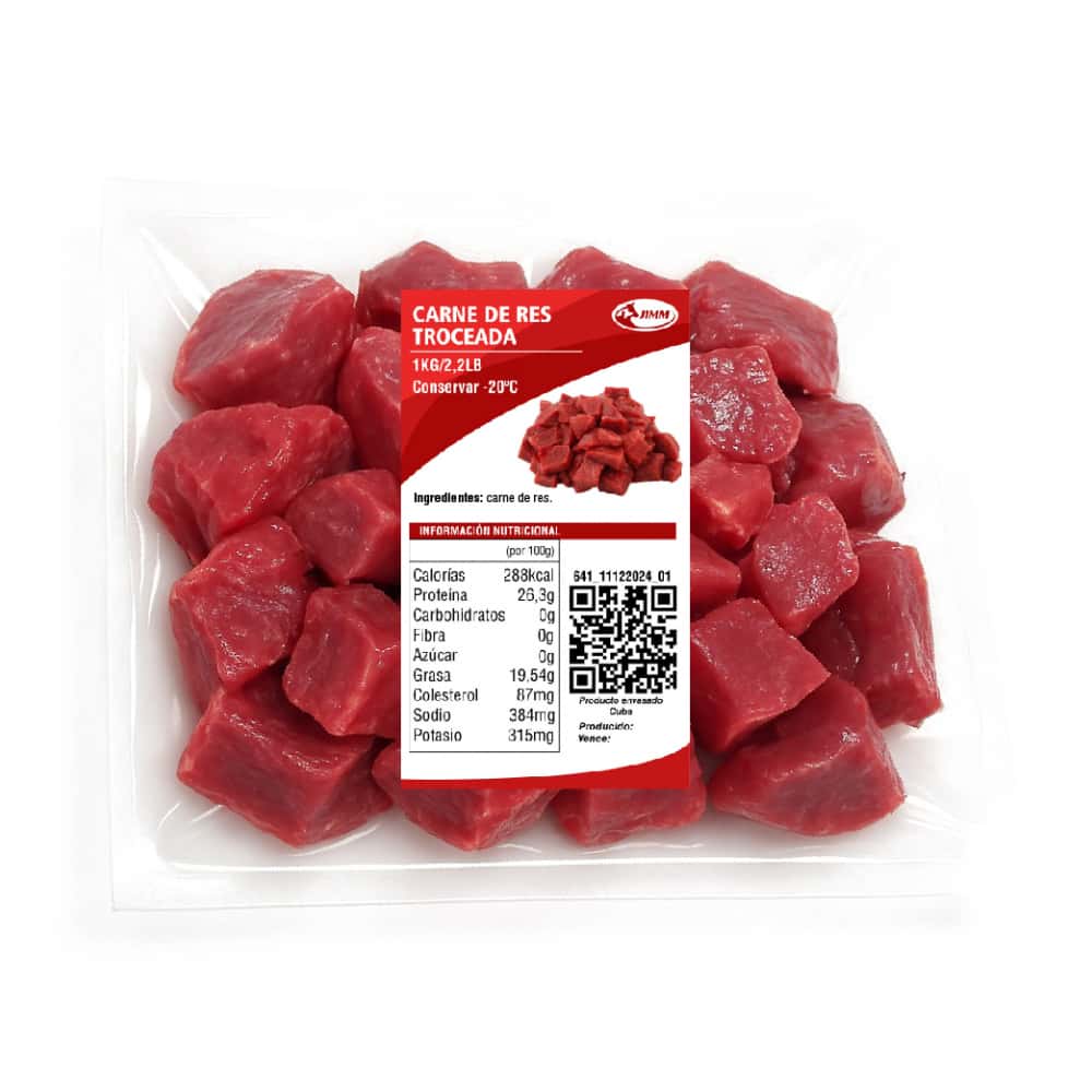 Carne de res troceada Jimm (1 kg / 2.2 lb) - Miniatura 5