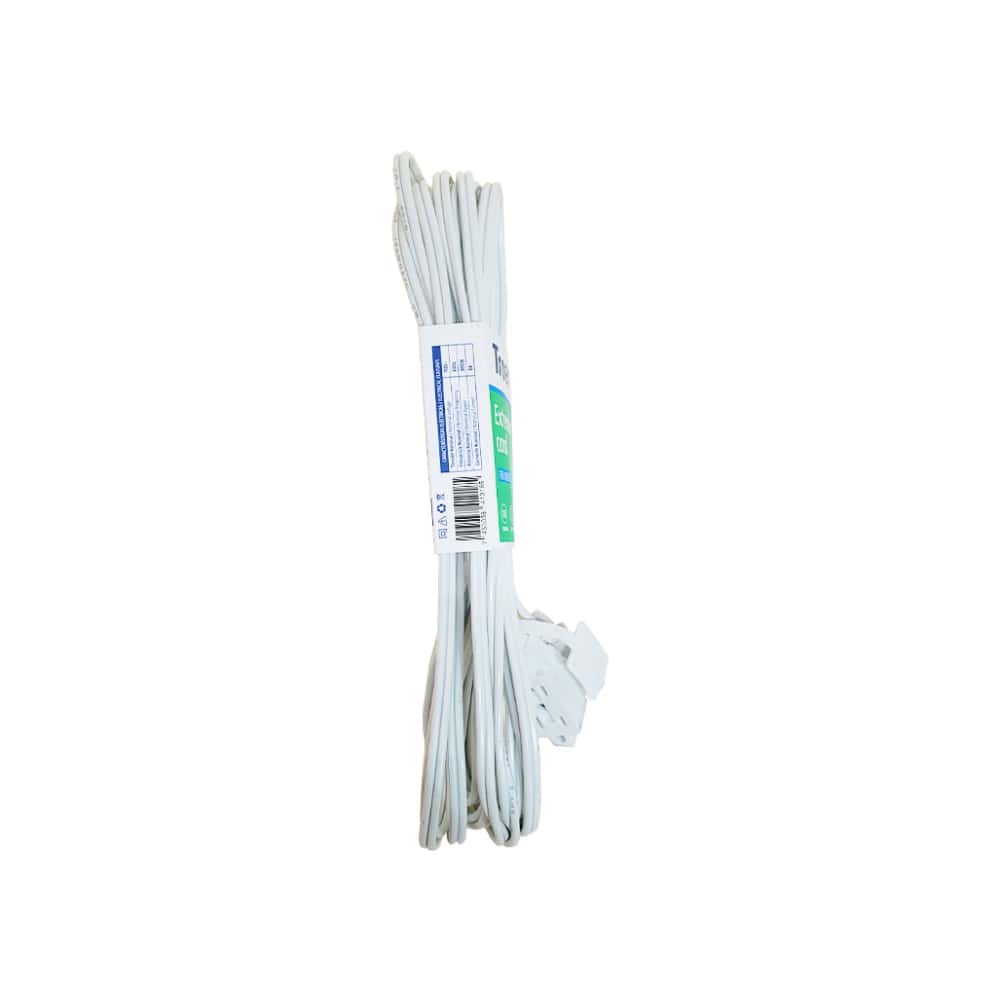 Extensión eléctrica de 7.6 m color blanca para interiores Troen - Miniatura 4