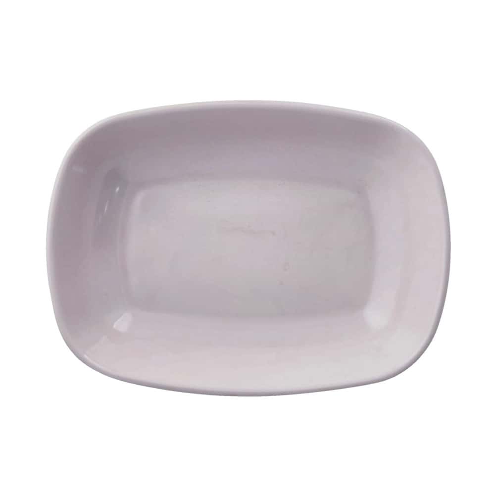 Plato rectangular color blanco crema Kulsan - Miniatura 5