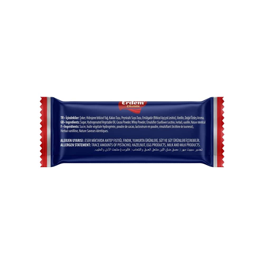 Tableta de chocolate con leche Erdem Cars (27 g / 0.95 oz) - Miniatura 3