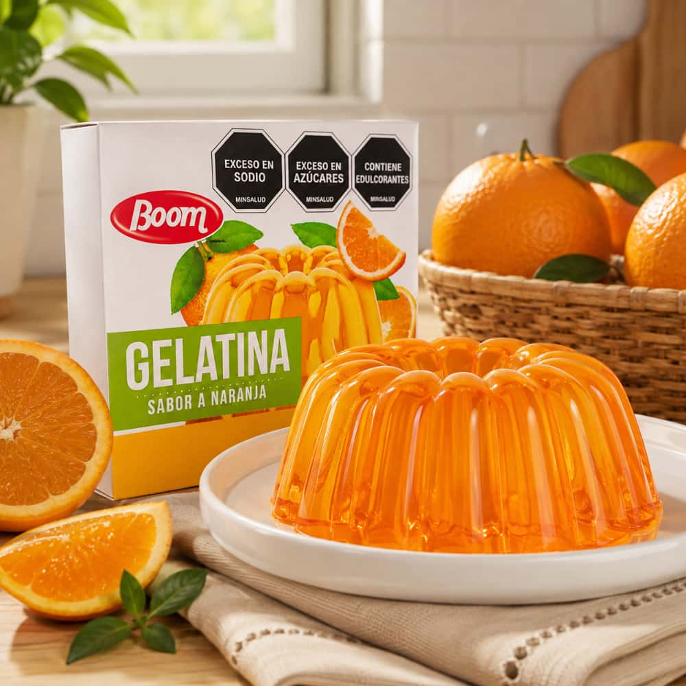 Gelatina sabor naranja boom (40 g / 1.41 oz) - Miniatura 5