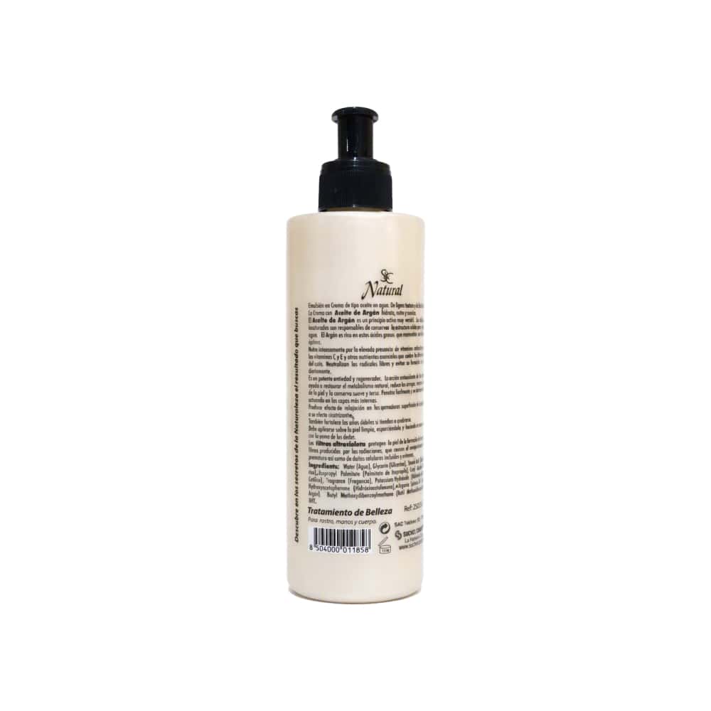 Crema ultra nutritiva con aceite de argán para rostro, manos y cuerpo Natural S&C (390 g / 13.8 oz) - Miniatura 2