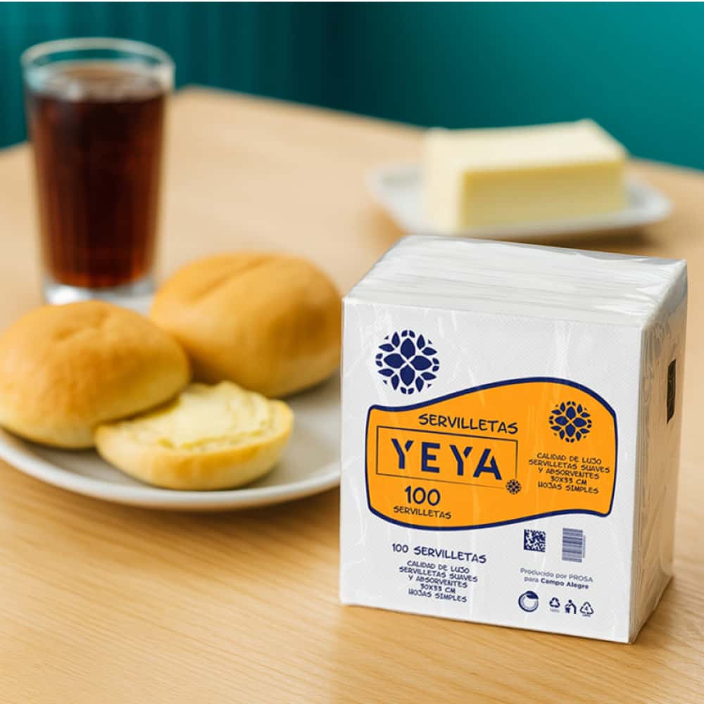 Servilletas YEYA (100 U) - Miniatura 4