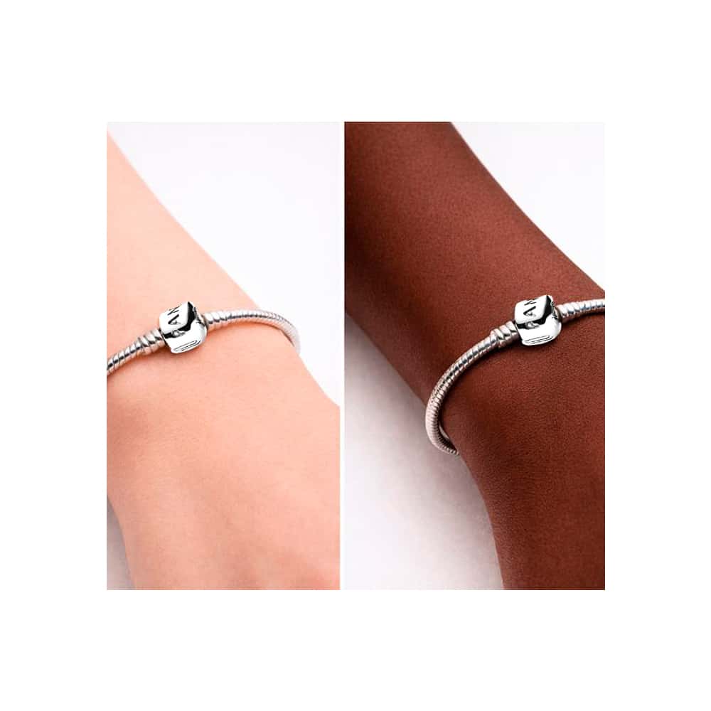 Pulsera de plata S925 estilo Pandora Moments con cierre (19 cm) - Miniatura 3