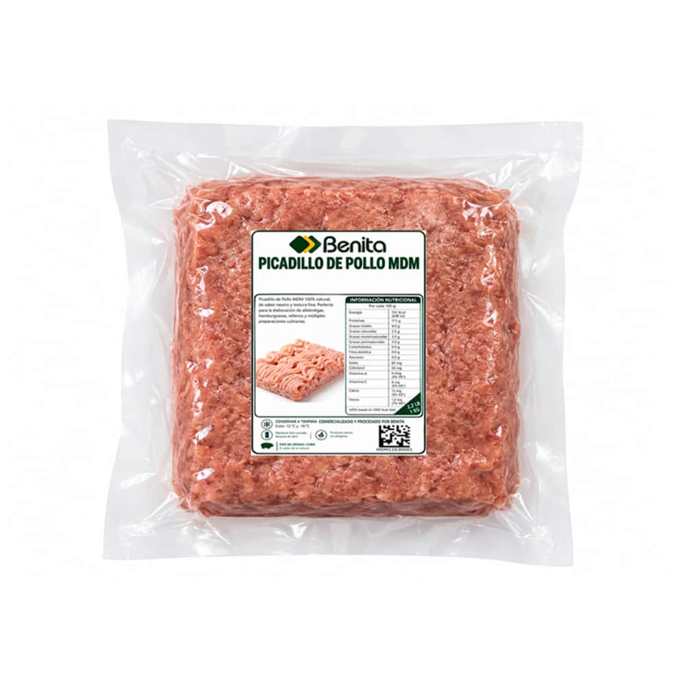 Carne de pollo mecánicamente separada MDM Benita (1 kg / 2.2 lb) - Miniatura 2