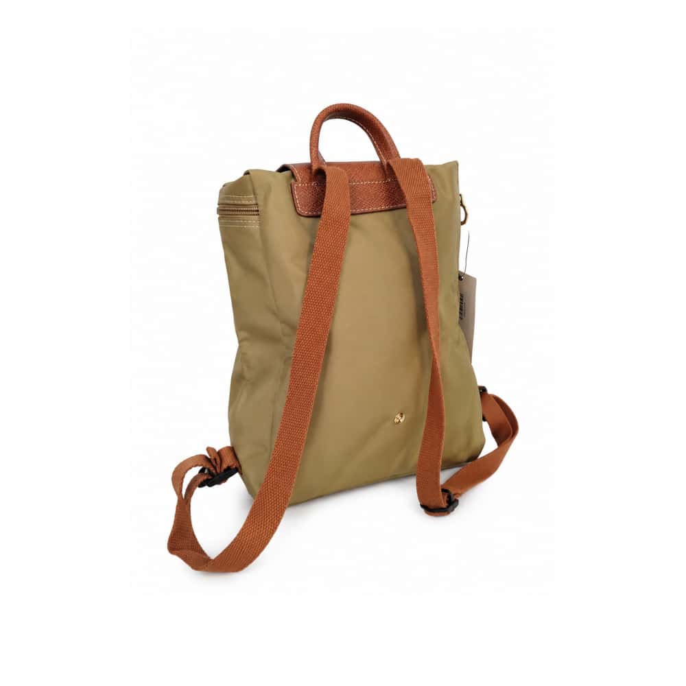 Mochila convertible de nailon soil con detalles en camel Isabella (1 U) - Miniatura 4