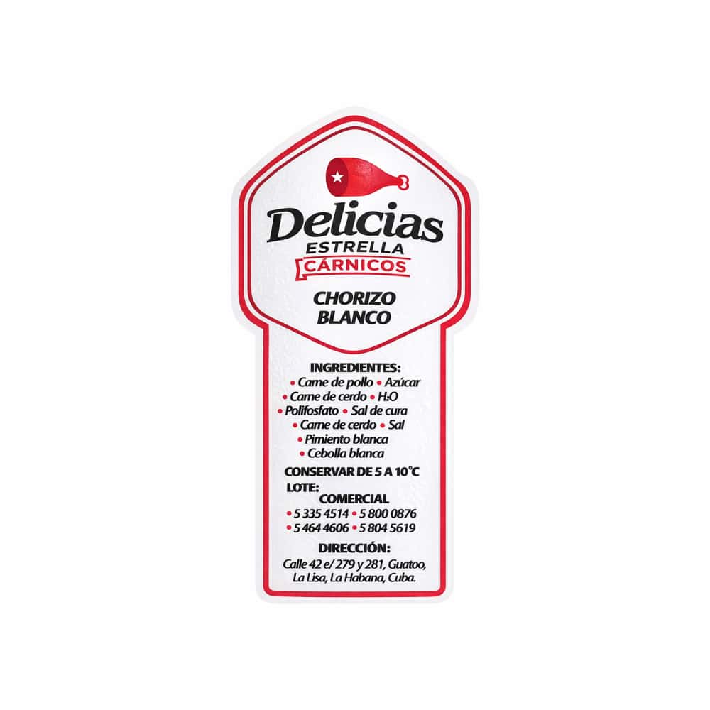 Chorizo blanco Delicias Estrella (240 g / 8.46 oz) - Miniatura 2