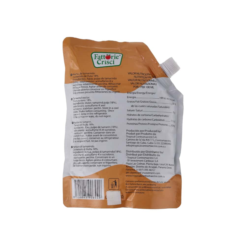 Néctar de tamarindo Fattorie Crisci (700 ml) - Miniatura 2