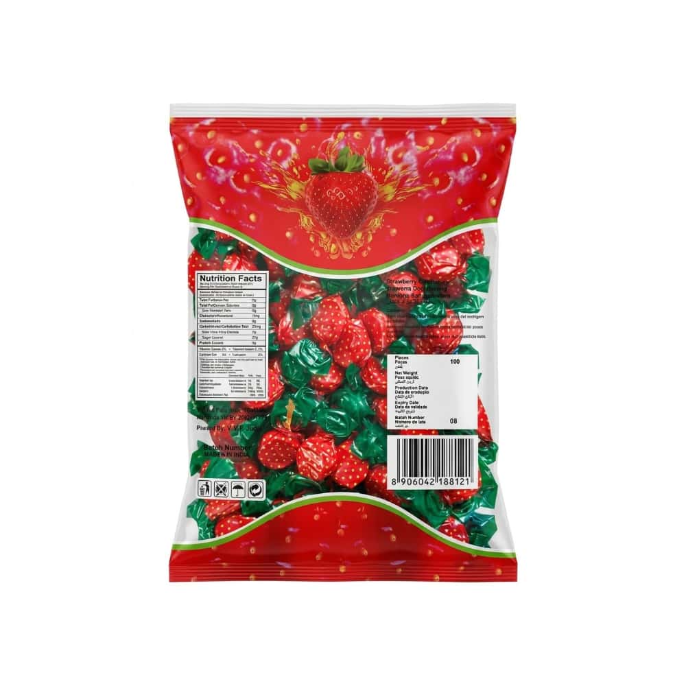 Caramelos sabor fresa Samah SupaFilled (250 g / 8.81 oz) - Miniatura 2