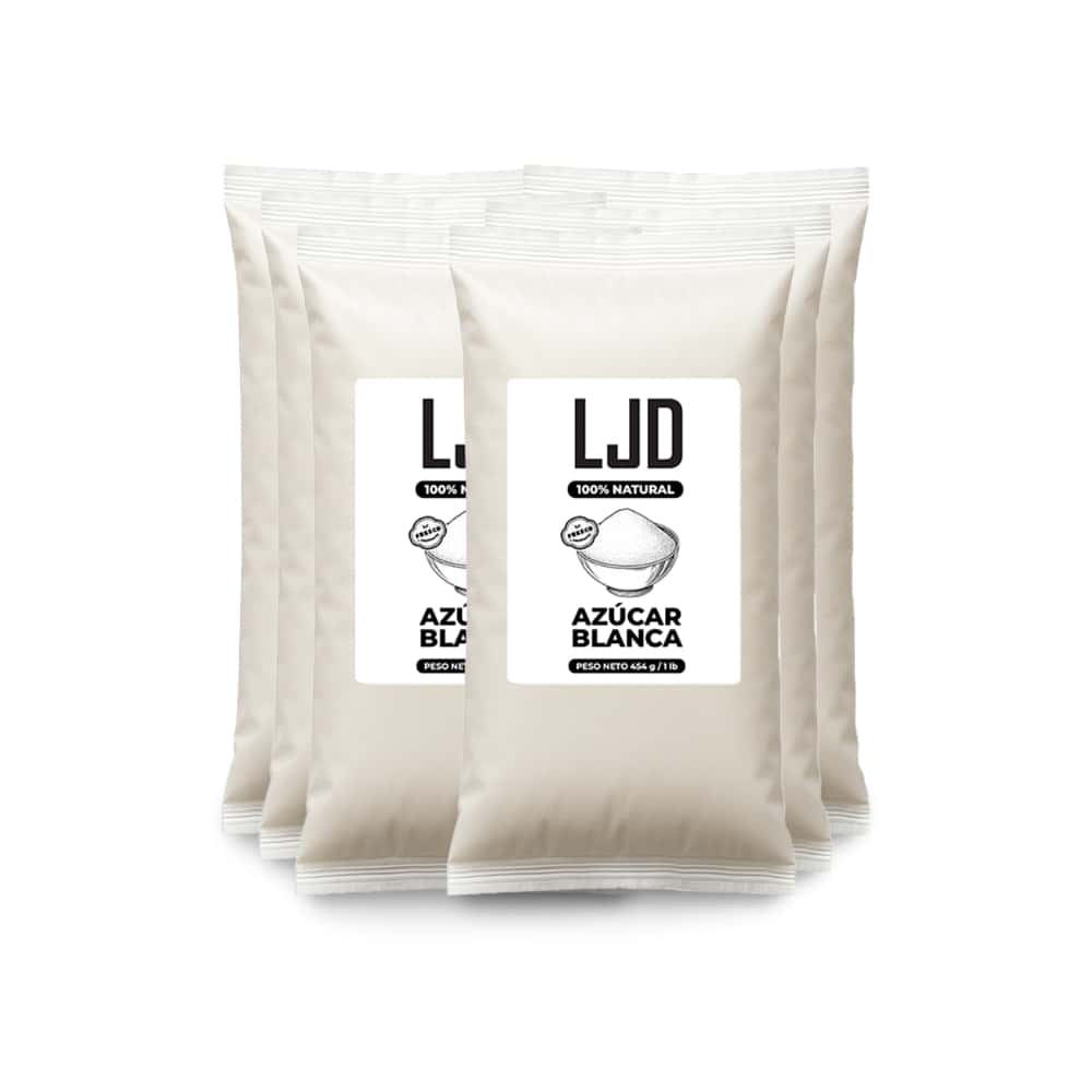 Azúcar blanca LJD (6 x 454 g / 1 lb) - Miniatura 1