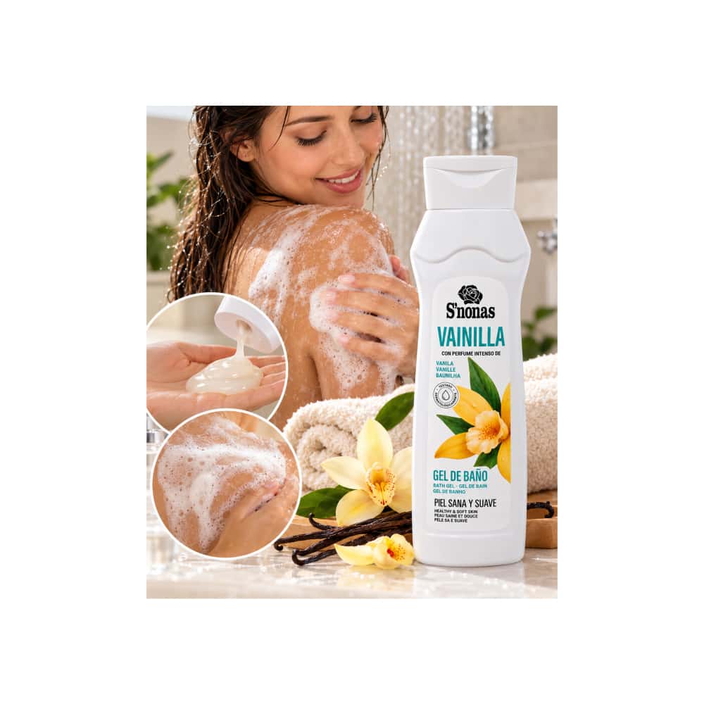 Gel de baño Vainilla S'nonas (750 ml) - Miniatura 4