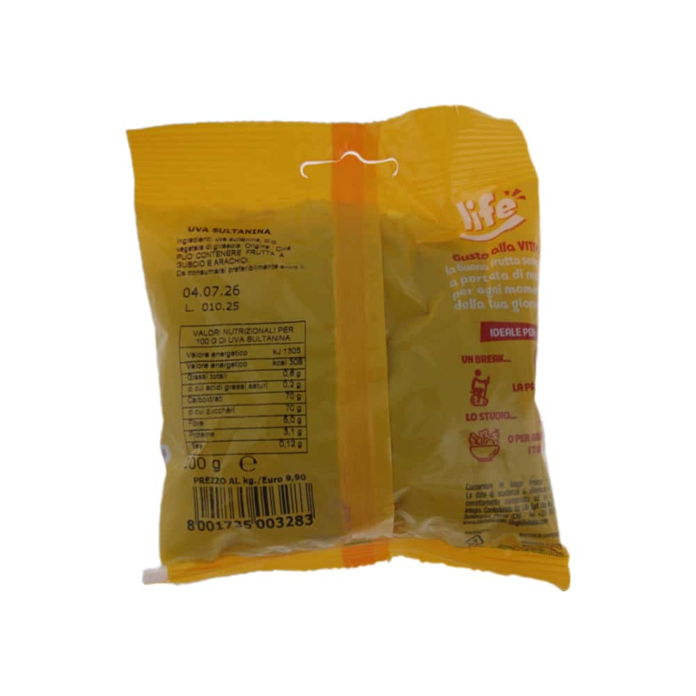 Uvas pasas sultaninas deshidratadas Life (100 g / 3.5 oz) - Miniatura 10