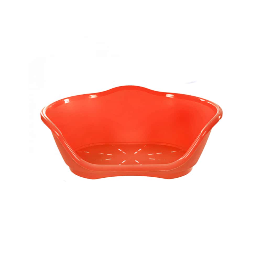 Cuna de plástico roja para mascotas de 65 cm x 41 cm Casa y Menaje - Miniatura 1