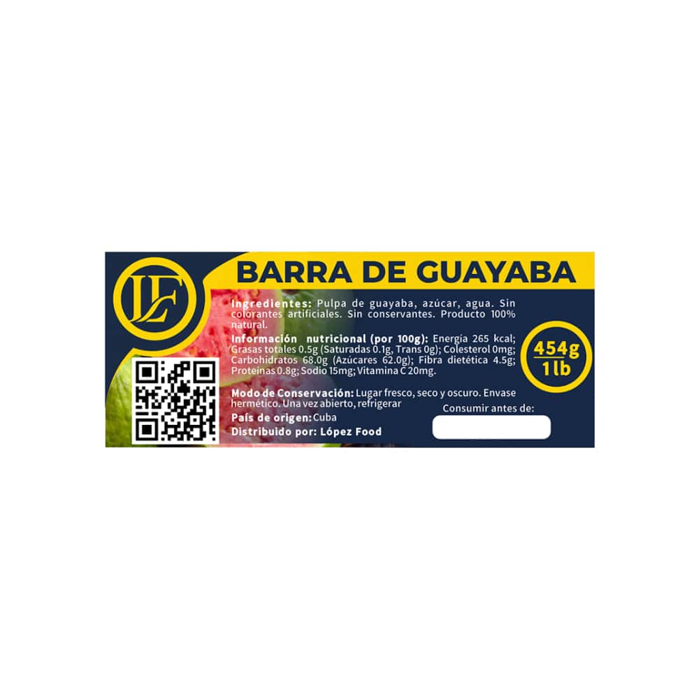 Barra de guayaba LF (454 g / 1 lb) - Miniatura 3