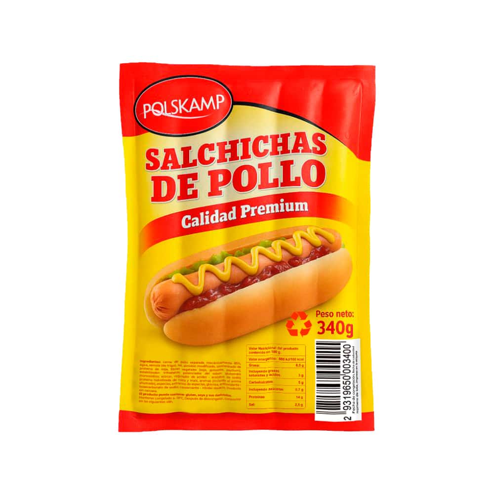 Salchichas de pollo Polskamp (340 g / 12 oz) - Miniatura 1