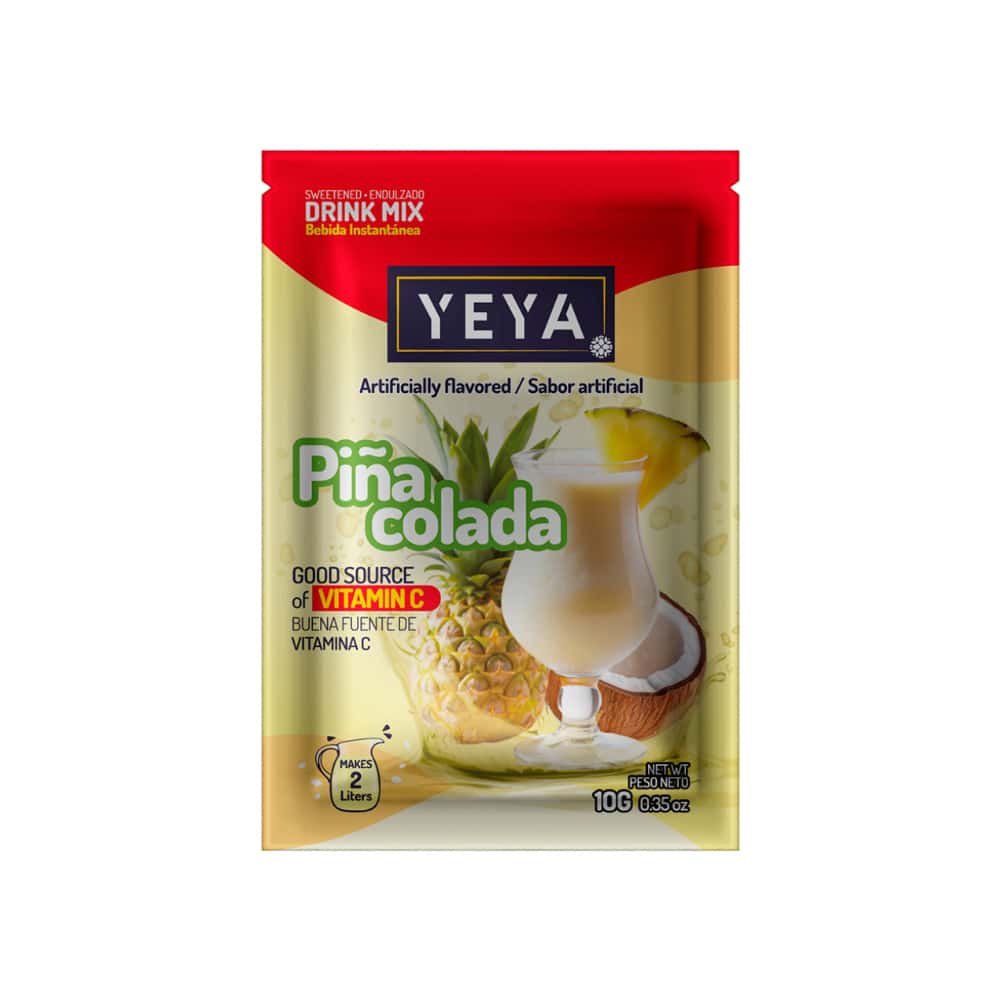 Refresco instantáneo sabor piña colada YEYA (26 x 10 g / 0.35 oz) - Miniatura 3